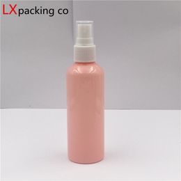 50 pcs 10ml 30ml 50ml 100 ml Pink Plastic Spray Bottles White Sprayer Perfume Cosmetic Containers