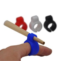 egosmoker Silicone Ring Pipe Smoking Cigarette holder Tobacco Joint Holder Ring regular size Smoking Tools accessories Gift W13C