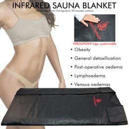 Beauty equipment massage spa use slimming and shaping far infrared body sculpting sauna blanket lymphatic drainage machine