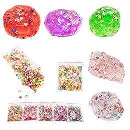 Diy Slime Kit Supplies Clear Crystal Slime Making Kit Slime Foam Beads  Glitter Fruit Slices And Fishbowl Beads Diy Jewelr 2313z From Cfdr785,  $26.97