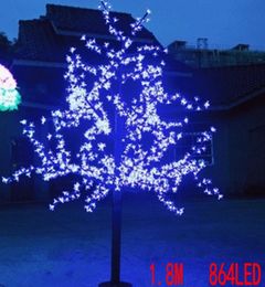 Christmas Decorations LED waterproof outdoor landscape garden tree lamp simulation 1.8 Metres 864 lights cherry blossom