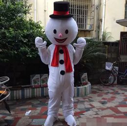 Snowman walking doll Mascot Costumes Halloween Fancy Party Dress Cartoon Character Carnival Xmas Easter Advertising Birthday Party Costume Outfit