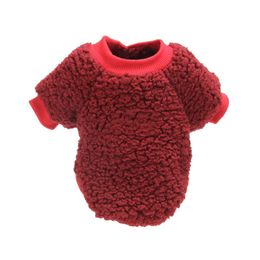Fleece Coat Casual Sweater Pet Dog Accessories Thickening Dogs Clothes Supplies Puppy Fashion Cats Jacket Winter New Arrival 8 5yt K2