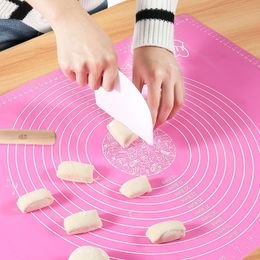 70x50m 1pc Baking mat food grade silicone non-stick baking mat oven with high temperature dough pad fondant pastry cooking tools Y200612