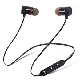 Wireless Headphones M5 Bluetooth Earphone Metal Sports Sweat Earphone Magnetic Earpiece Stereo Headset for iPhone XS 9 Mobile