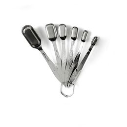 Home Measuring Spoons Stackable Set Stainless Steel Dry and Liquid Ingredients Cooking Baking Kitchen tools