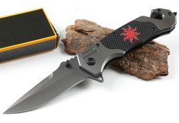 Special Offer F118 Assisted Fast Open Tactical Folding Knife 440C Titanium Coated Blade Steel+G10 Handle EDC Pocket Knives