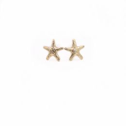 Classic Starfish Stud Earrings Two Sizes of Pentagram Earrings are Available Three Colour Suitable for Men And Women