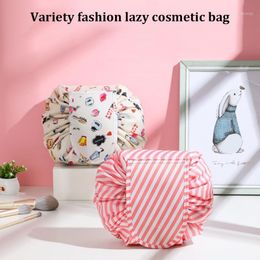 Storage Bags Flush Makeup Portable Bag Travel Artefact Small Fresh Creative Colour Rope Jewellery Box