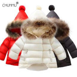 Children Coat Baby Girls winter Coats long sleeve coat girl's warm Baby jacket Winter Outerwear cartoon fleece LJ200828