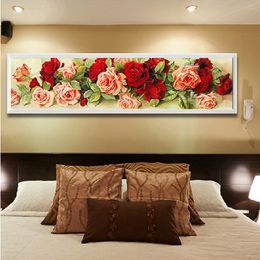 Home Decoration Diamond Painting rhinestone Cross Stitch rose flower Diy Diamond Embroidery Floral Diamond Mosaic Wall Decor 201202