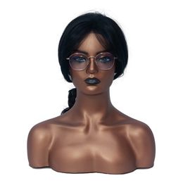 -Neue weibliche realistische PVC-Mannequin-Kopf-Büste Verkauf für Perücke Schmuck- und Hut-Display