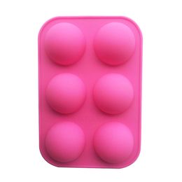 Ball Sphere Silicone Mould for Chocolate Baking Round Silicone Cake Pastry Bakeware Form Pudding Jello Soap Mould Bread Candy Mould KKE3442