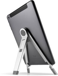 12-1805 Compass Pro for iPad | Portable Display Stand with 3 Viewing/Typing Angles for All Sizes iPad and iPad Pro, Silver