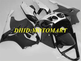 Motorcycle Fairing kit for KAWASAKI Ninja ZX7R 97 99 00 03 ZX 7R 1997 2003 ABS Top Silver black Fairings set KA07