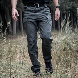 Thoshine Brand Spring Autumn Men Outdoor Cargo Pants 97% Cotton Breathable Multi Pockets Male Military Army Tactical Trousers LJ201104