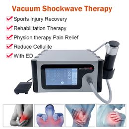 Portable ED shock wave therapy machine for erectile dysfunction Vacuum suction shockwave thepray machine cellulite reduction