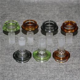 14mm 18mm Male Glass Bong Bowl with Thick Pyrex Colourful Hookah Smoking Glass Bowls for Water Pipes Dab Rigs ash catcher