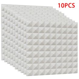 10 Pcs Foam 3D Brick Wall Stickers Self-Adhesive DIY Wallpaper Tile Wall Stickers for Panel Background Bedroom Decor