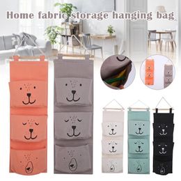 Storage Bags 1pcs Pattern Wall Mounted Wardrobe Organizer Sundries Bag Jewelry Hanging Pouch Hang Cosmetics Toys