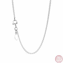 925 Sterling Silver Adjustable Chain Necklaces for Women Jewellery Perfect Backdrop for Showcasing Pendants 2 Option Choose YL003A Q0531