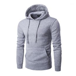 Wholesale-Man sets new hot autumn winter fleece jacket overalls hoodies personality big pocket sportswear,Grey black red blue, and purple1