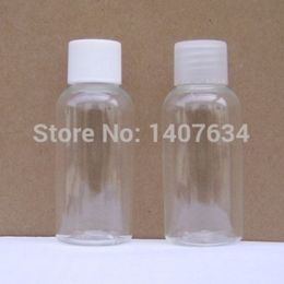 50pcs 40ml Plastic Screw Cap Bottles Insecticide Sample Dispenser Transparent Reagent Parfum Container Liquid Storage Tools