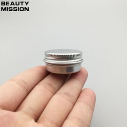 small metal tin containers UK - BEAUTY MISSION 100 x 10G Travel Refillable Aluminum Tins Small Metal Cosmetic Packaging Jar professional cosmetics container