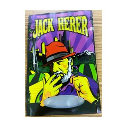 Regular strains Jack herer plastic stand up pouch ziplock dry herb flower smell proof bags pre roll joint packaging