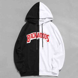 Hip Hop Man Hoodies Men Thin Section New Brand Sportswear Fashion Backwoods Print Hoodies Pullover Tracksuit Hoodie Sweatshirts H1227