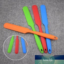 Kitchen Silicone Cream Butter Cake Spatula Mixing Batter Scraper Brush Mixer Cake Brushes Baking Tool Colour Random