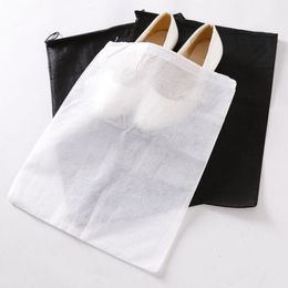 various size fabric shoe bag dust bag for hand bag travel drawstring shoe boot use LX4227