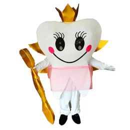 Halloween Teeth and Toothbrushes Mascot Costume Top quality Cartoon Character Outfits Adults Size Christmas Outdoor Theme Party Adults Outfit Suit