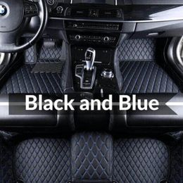 AUDI A7 2011-2017 Tailored Carpet Car Floor BLACK MATS GREY EDGING