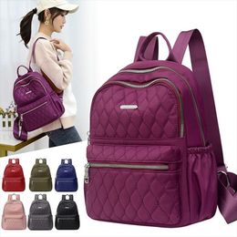 Designer- Travel Women Backpack Casual Waterproof Youth Lady Bag Female Large Capacity Womens Shoulder Bags Red Rucksack