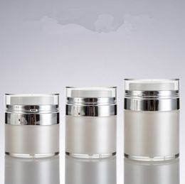 New 100pcs 50g Cosmetic Jar Empty Acrylic Cream Cans,Press Jar,Sample Vials, Container