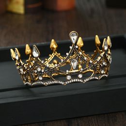 2021 new Stunning Silver White Crystals Full Wedding Tiaras And Crowns Bridal Tiaras Accessories Vintage Baroque Bridal Tiaras Crowns 121111