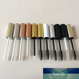 /100pcs 10ml Empty Eyelash Tubes White/Silver/Gold/Black Cap lip gloss Tube Eyeliner Bottle Cream Cosmetic Packaging Container