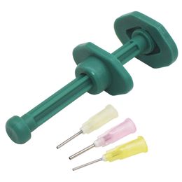 Plastic Push Rod Welding Flux Needle Syringe Type General Booster For Household Plastic Solder Paste Green Oil 200set/lot