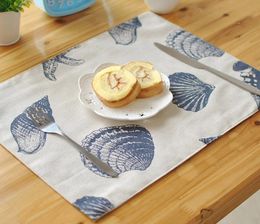 Hot sales Table mats Tableware mats Pads Western Mediterranean quality cloth placemat pad non-slip table mats kitchen