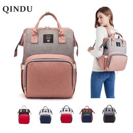 Diaper Bag Backpack Multifunction Travel Back Pack Maternity Baby Nappy Changing Bags Large Capacity Waterproof and Stylish LJ200827