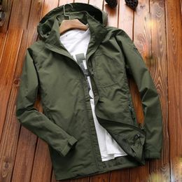 Men's Jackets Mens Winter Jacket Sports Outdoor Hooded Coat Windbreaker Hiking Climbing Outwear Casual Style Long