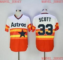 custom Mike Scott Baseball Jerseys stitched customize any name number men's jersey women youth XS-5XL