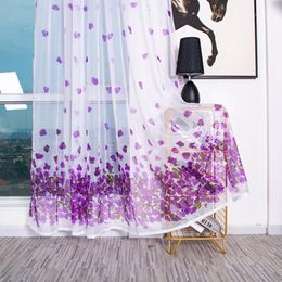 Curtain & Drapes Window Sheer Voile Smooth Tulle Valance Scarf For Bedroom Living Room1