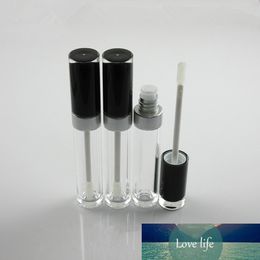 5-50pc 8ML Lipgloss Tube/Bottles Empty Clear Cosmetic Packaging Black Lid Lip Gloss Tube Packaging Liquid Lipstick Tubes/Bottle