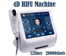 new trend popular 4d hifu ultrasound portable antiaging face lifting remove fat beauty salon spa hifu machine 11 lines