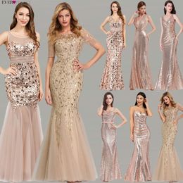 Bonitos Vestidos Largos Dorados Oferta Online | DHgate.com