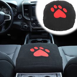 Black Armrest Box Cover Truck Centre Armrest Console Cover for Dodge RAM 1500 2010-2017 UP Auto Interior Accessories