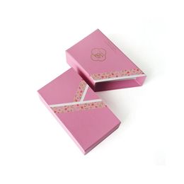 Custom logo gift packaging paper slide Jewellery drawer box Book box Watch packaging box