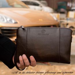 Wallets PU Leather Male Purse Business Cluth Men Long Wallet Business Mens Handy Bag Carteira Masculina1267N
